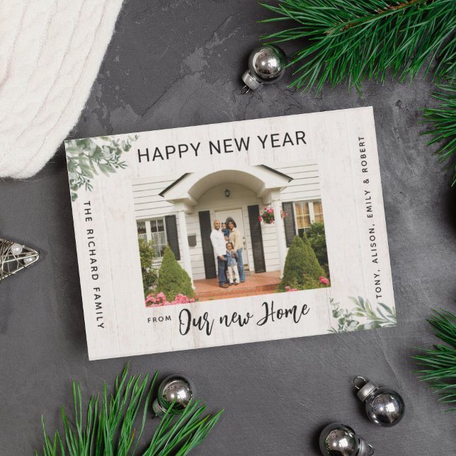 Faire-part En ligne Nous avons déménagé le Nouvel An Faire-pa (Créateur téléchargé)