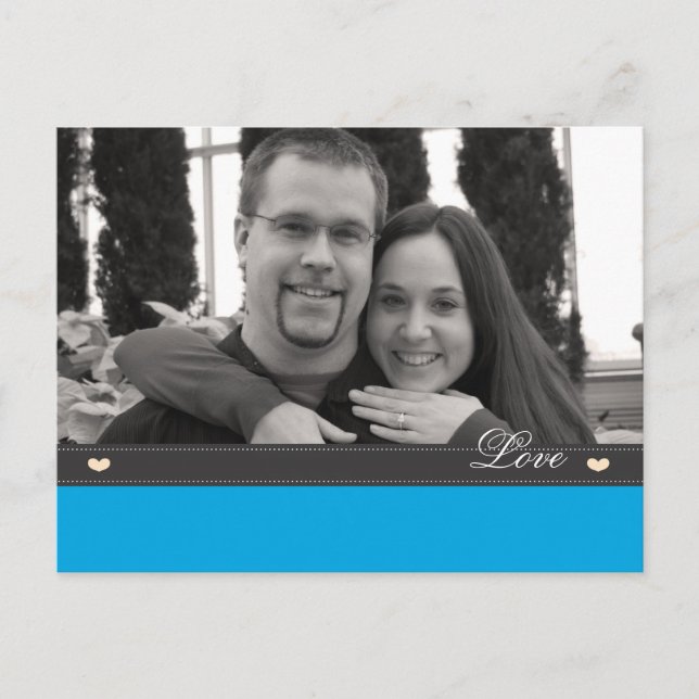 Faire-part Enregistrer la carte postale Date (Devant)
