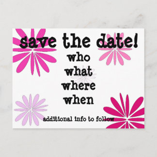 Faire-part enregistrer la carte postale date