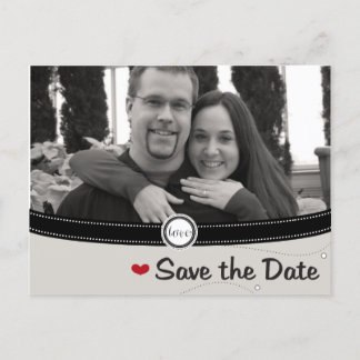 Faire-part Enregistrer la carte postale Date