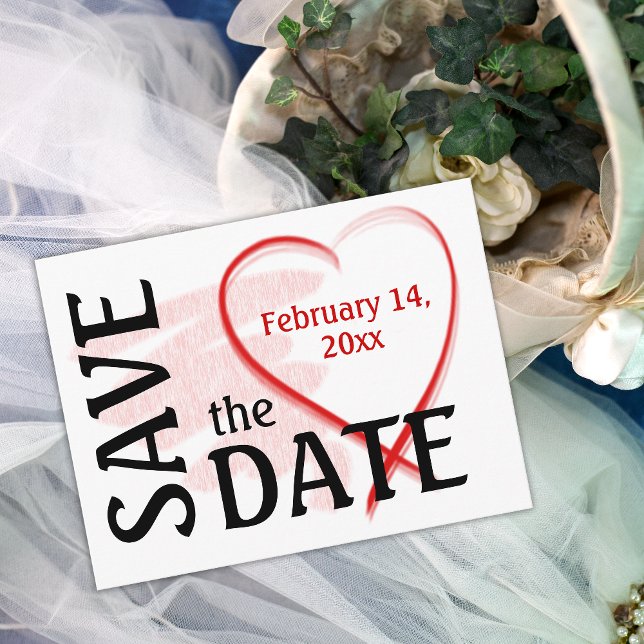 Faire-part Enregistrer la carte postale Date (Save the Date postcard)