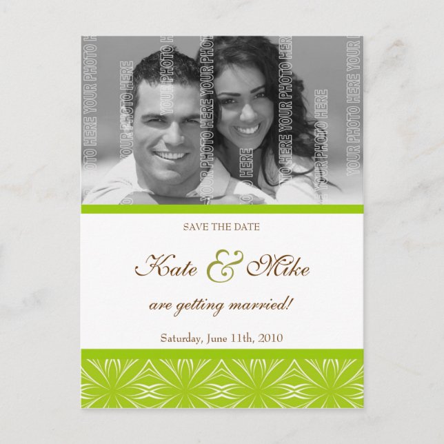 Faire-part Enregistrer la carte postale Date | F1 (Devant)