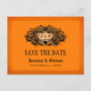 Faire-part Enregistrer la carte postale Date - Halloween oran