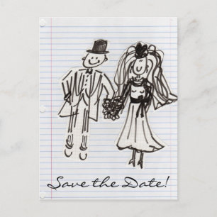 FAIRE-PART "ENREGISTRER LA DATE" CARTE POSTALE