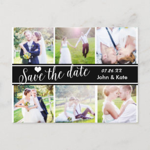 Faire-part ENREGISTRER LA DATE Carte Postale PHOTO Mariage No