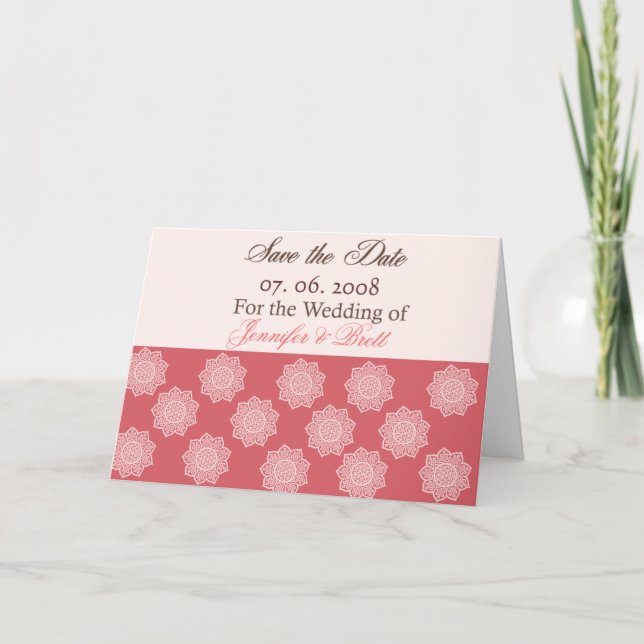 Faire-part Enregistrer la date - Romance (Devant)