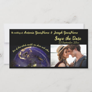 Faire-part Enregistrer la date Véritable Mariage d'amour