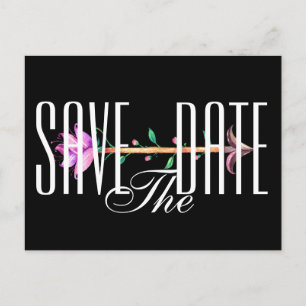 Faire-part Enregistrer l'invitation par carte postale Date