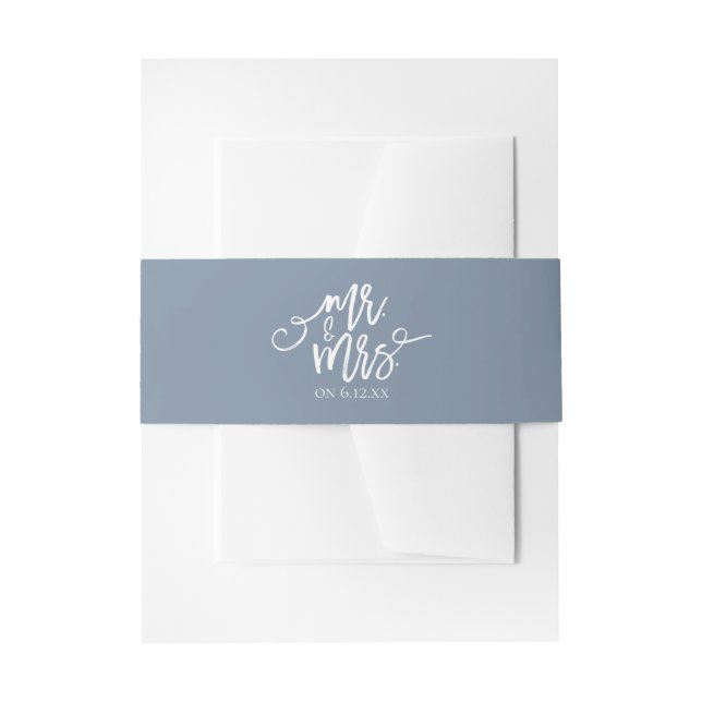 Faire-part Enveloppe d'invitation de mariage / Bandeau ventra (Devant example)
