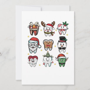 Faire-part Escouade dentaire Dentiste Noël Noël Noël Noël