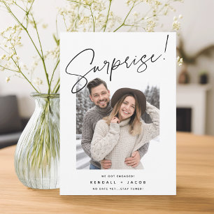 Faire-part Esquissé   Fiançailles surprise