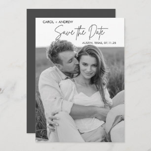 Faire-part esquissée Enregistrer la date