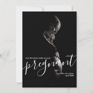 Faire-part Est-Ce Que Cette Photo Me Donne L'Air Enceinte