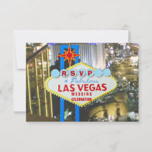 Faire-part et fête du mariage de Las Vegas