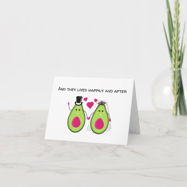 Faire-part Et ils vécurent heureusement après leur mariage (Devant)