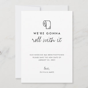 Faire-part Faire rouler avec le changement de plans Report Ma