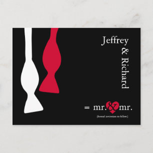 Faire-part Faites le calcul M & Mme Carte postale