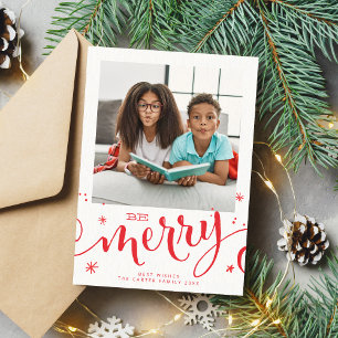 Faire-part FAMILLE PHOTO amusant enfants moderne joyeux calli