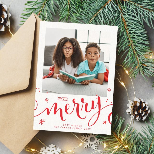 Faire-part FAMILLE PHOTO amusant enfants moderne joyeux calli (Créateur téléchargé)