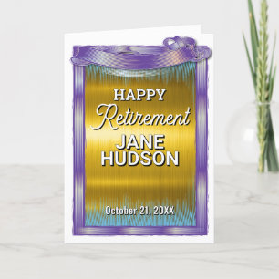 Faire-part Félicitations, Bonne retraite