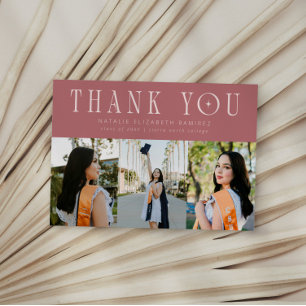 Faire-part Félicitations modernes Multi Photo Rose pour la re