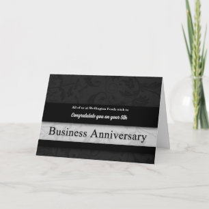 Faire-part Félicitations pour l'anniversaire de l'entreprise