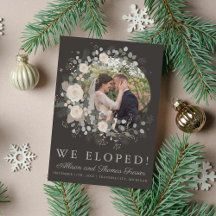 Fête de Noël de Pin Floral Elopement de la couronn