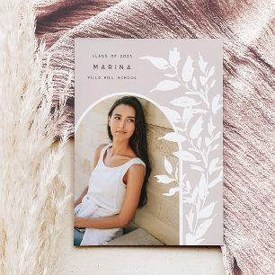 Faire-part Feuilles délicats   Diplôme photo