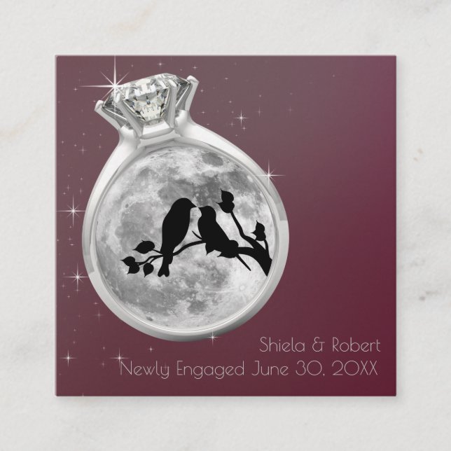 Faire-part fiançailles (Devant)