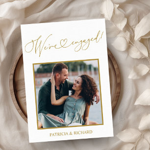 Faire-part fiançailles Et Enregistrer La Photo Dat