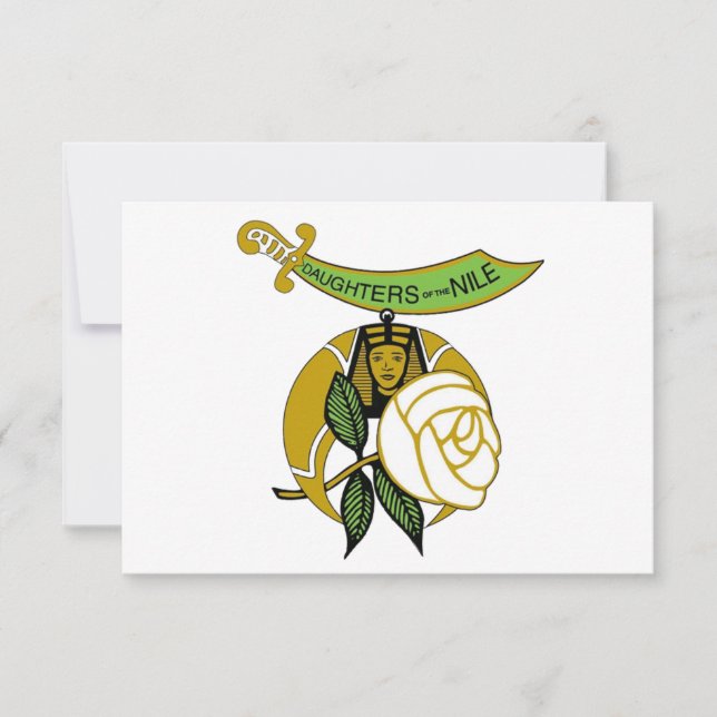 Faire-part Filles du Nil (Devant)