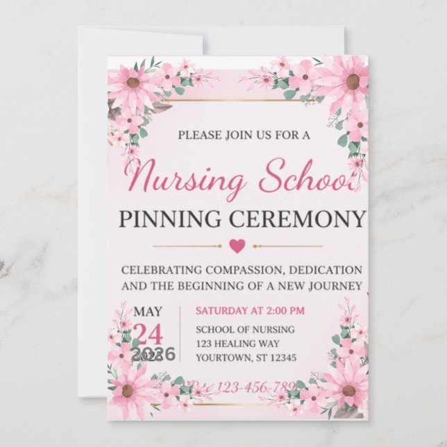 Faire-part Flat Announcement Card (Devant)