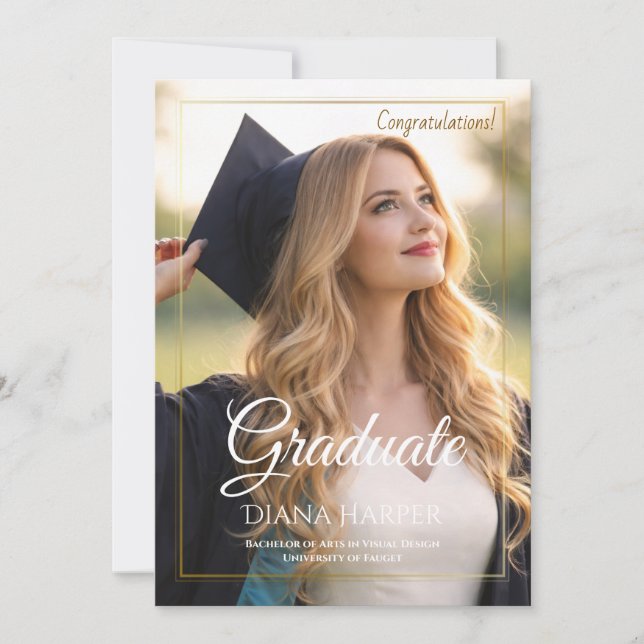 Faire-part Flat Announcement Card (Devant)