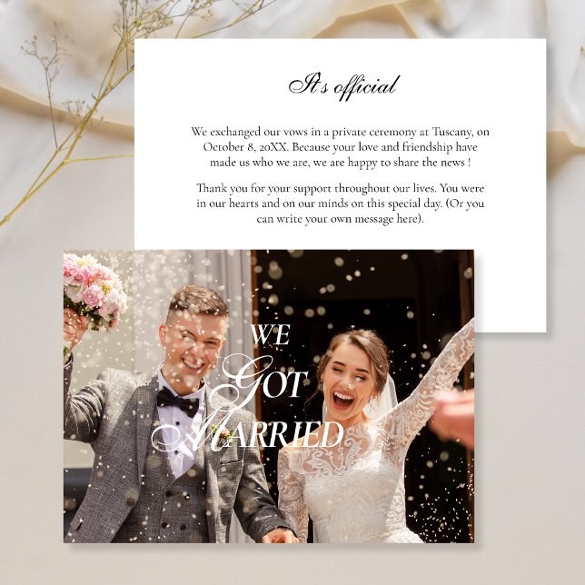 Faire-part Flat Announcement Card (Créateur téléchargé)