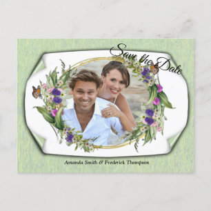 Faire-part Fleurs de printemps écologiques sauvage