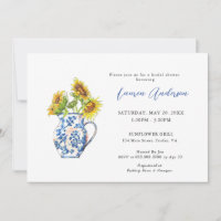 Fleurs de soleil aquarelle dans le vase Douche nup