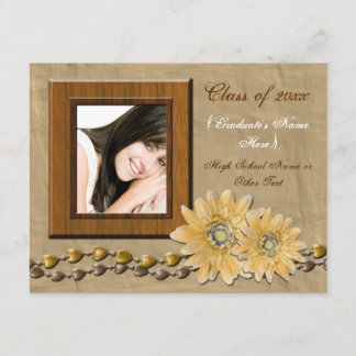 Faire-part floral mignon fait sur commande