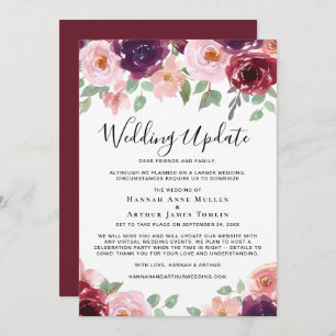 Faire-part Floral Watercolor