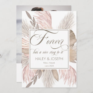 Faire-part Forever A Une Belle Bague À Elle Photo Fiançailles