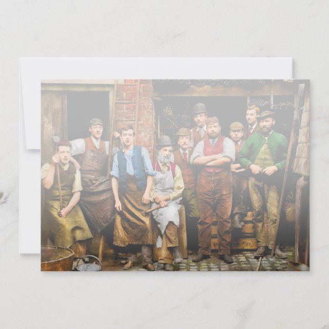 Faire-part Forgeron - Les Quincaillers de Maidenhead 1900 (Devant)