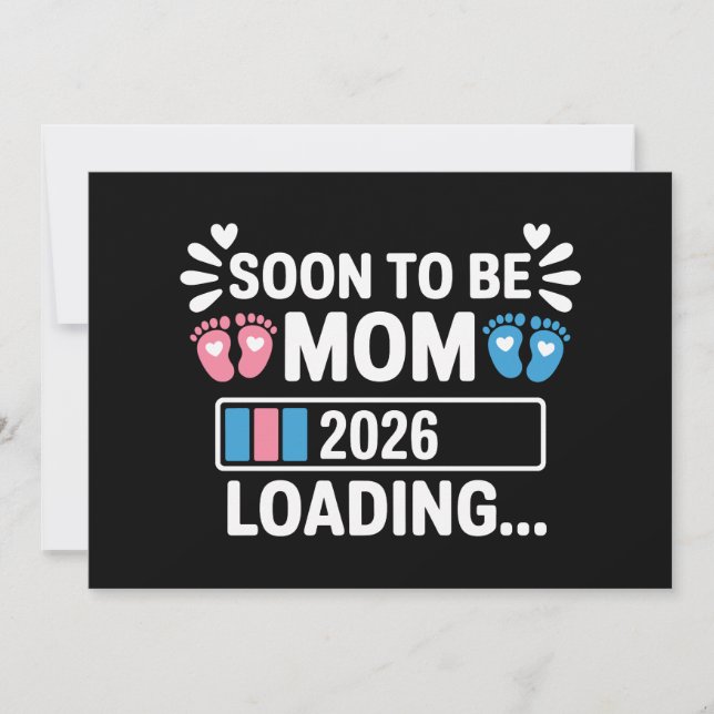 Faire-part Future Maman 2026 Annonce de Grossesse en Attente (Devant)