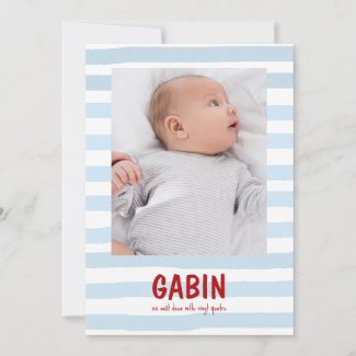 Faire-Part Gabin