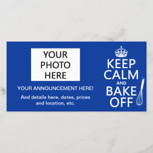 Faire-part Gardez le calme et retirez-vous