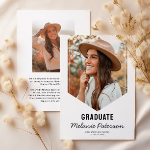 Faire-part Grad Sash moderne photo Grad Grad Grad Graduation