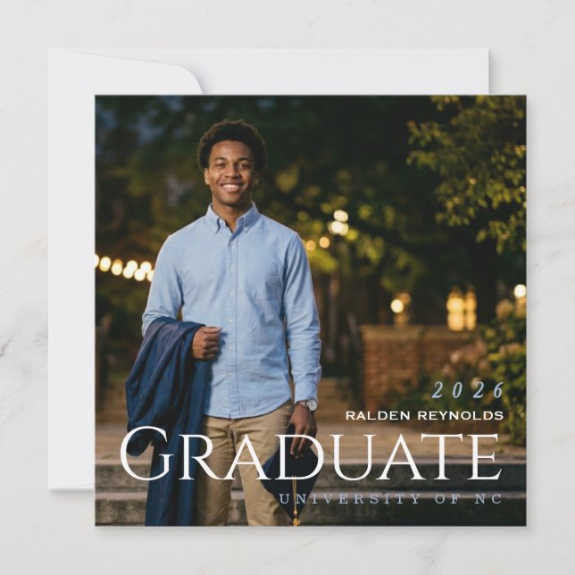 Faire-part Graduate Announcement (Devant)