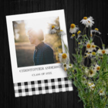 Graduation BBQ Gingham