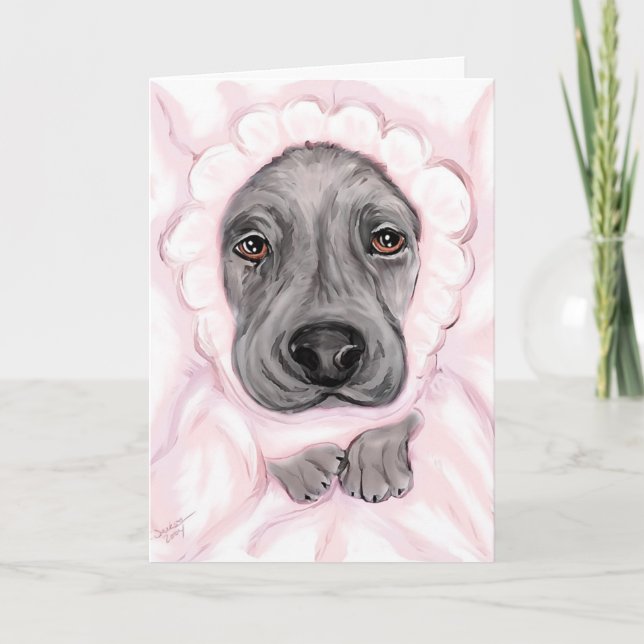 Faire-part Grand Bébé Bébé Black Girl Annonces (Devant)