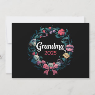 Faire-part Grandma 2025 Pour Nouveau Cadeau Grand-Mère