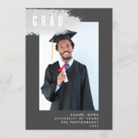 GRAY GRAY moderne SPLASH Graduation de la photo GR