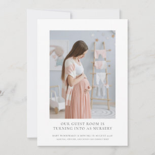 Faire-part Grossesse de la photo attendue